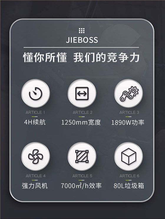 潔博士電動(dòng)掃地車(chē)JIEBOSS-1250